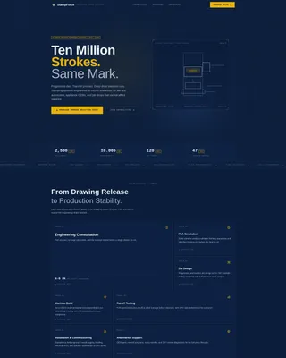 Manufacturing Processes Pricing & Packages Website Template