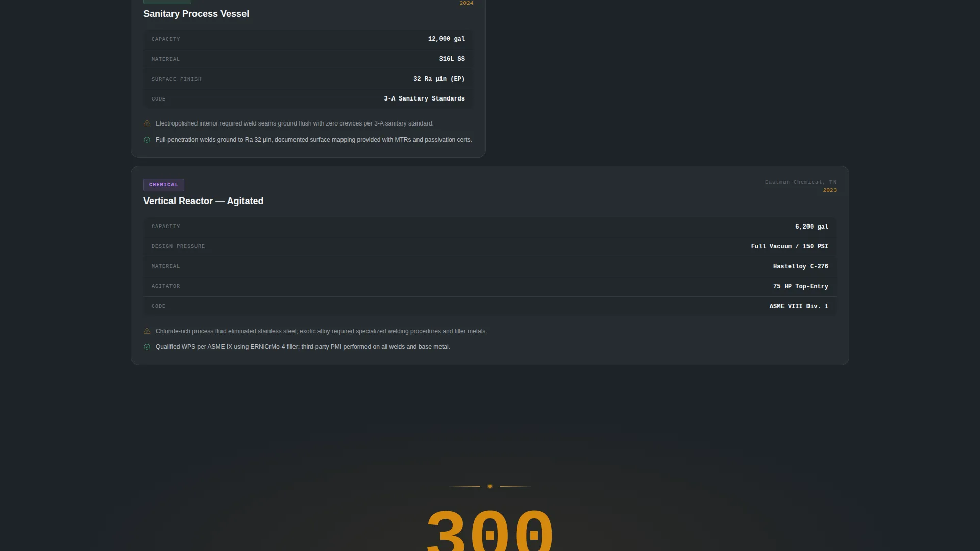 Tank Fabricator Landing Page Template