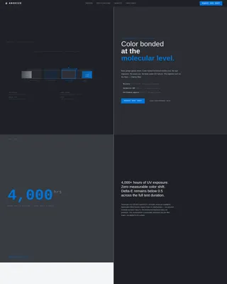 Textile Anodizing Service Landing Page Template