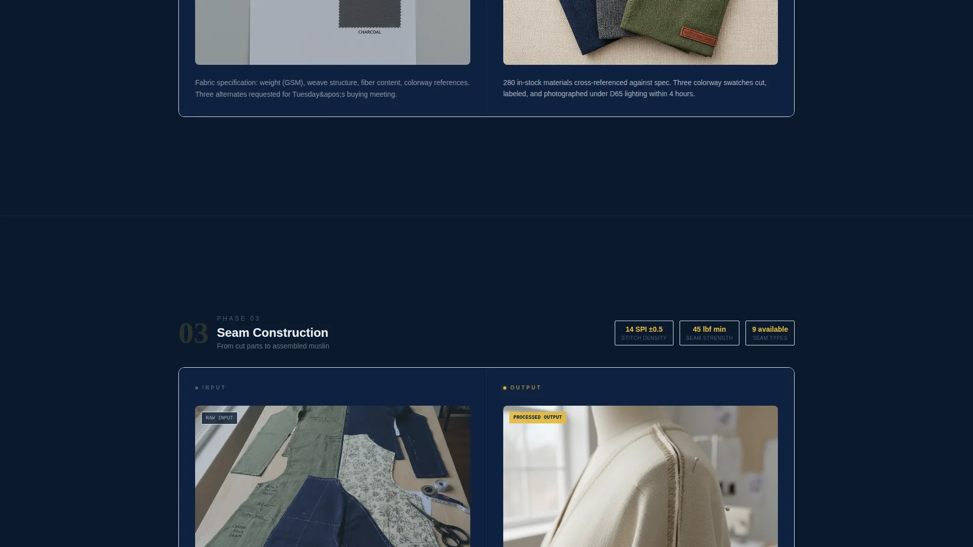 Textile Prototype Studio Landing Page Template