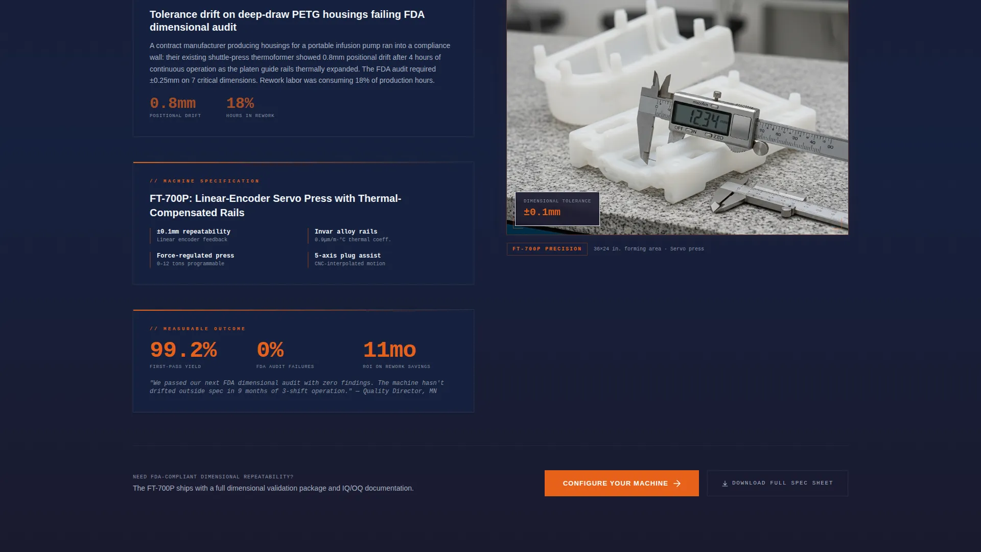 Manufacturing Processes Professional Website Template