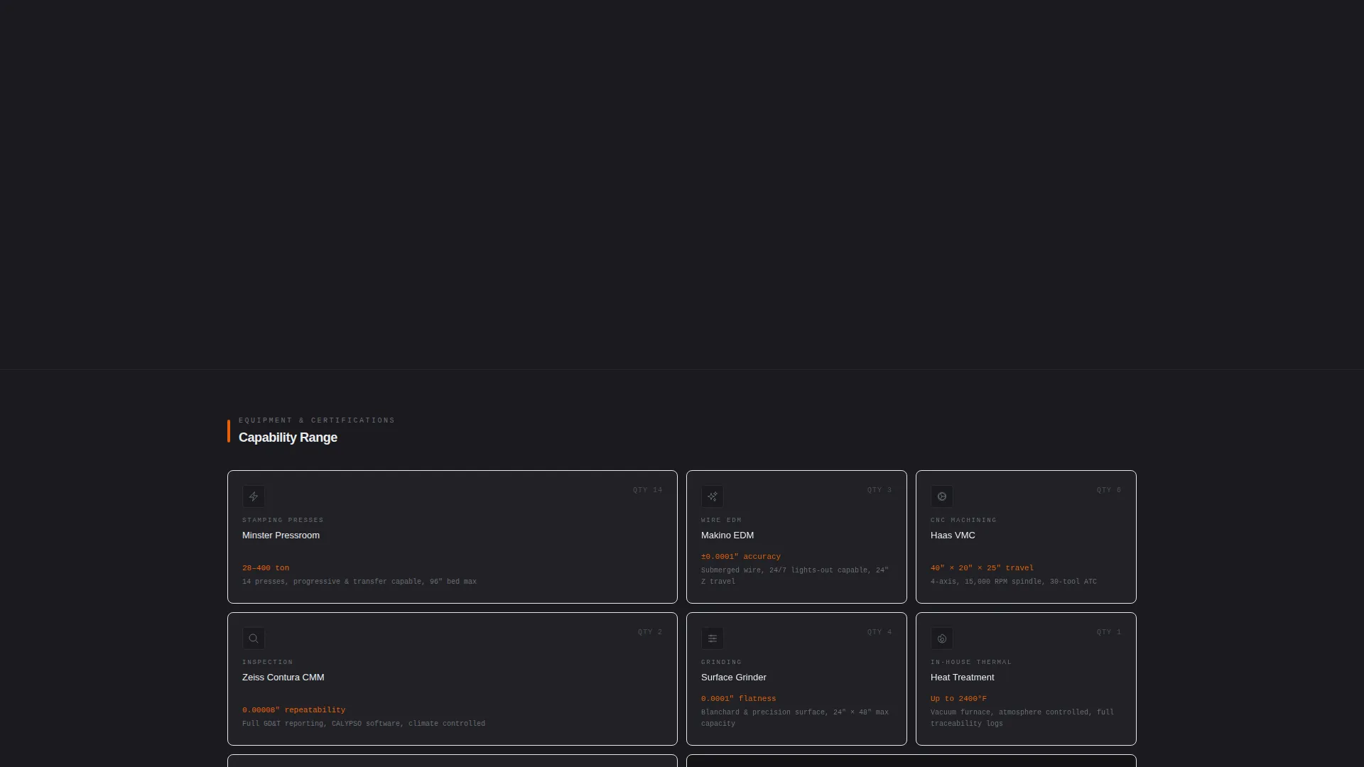 Specialist Tool & Die Making Reviews & Social Proof Website Template