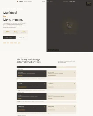 Component & Equipment Manufacturing Complete Professional Website Template