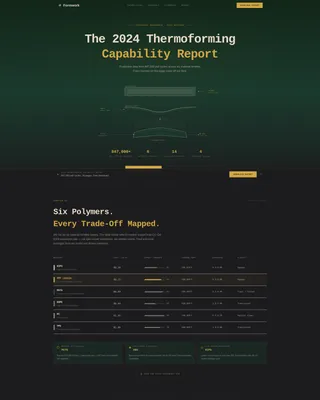 Manufacturing Processes Patient Education Website Template