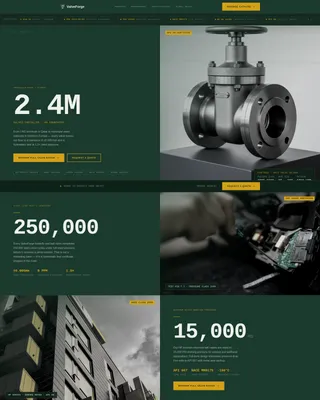 Industrial Valve Manufacturer Landing Page Template