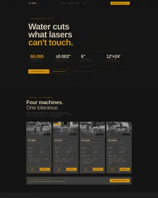 Manufacturing Processes Professional Website Template