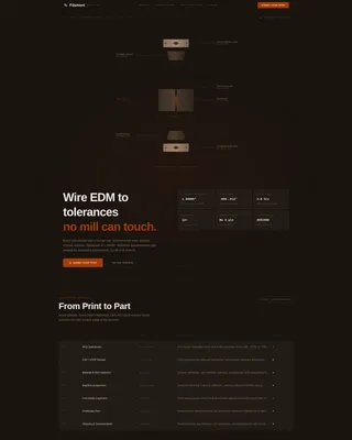 Manufacturing Processes Professional Website Template