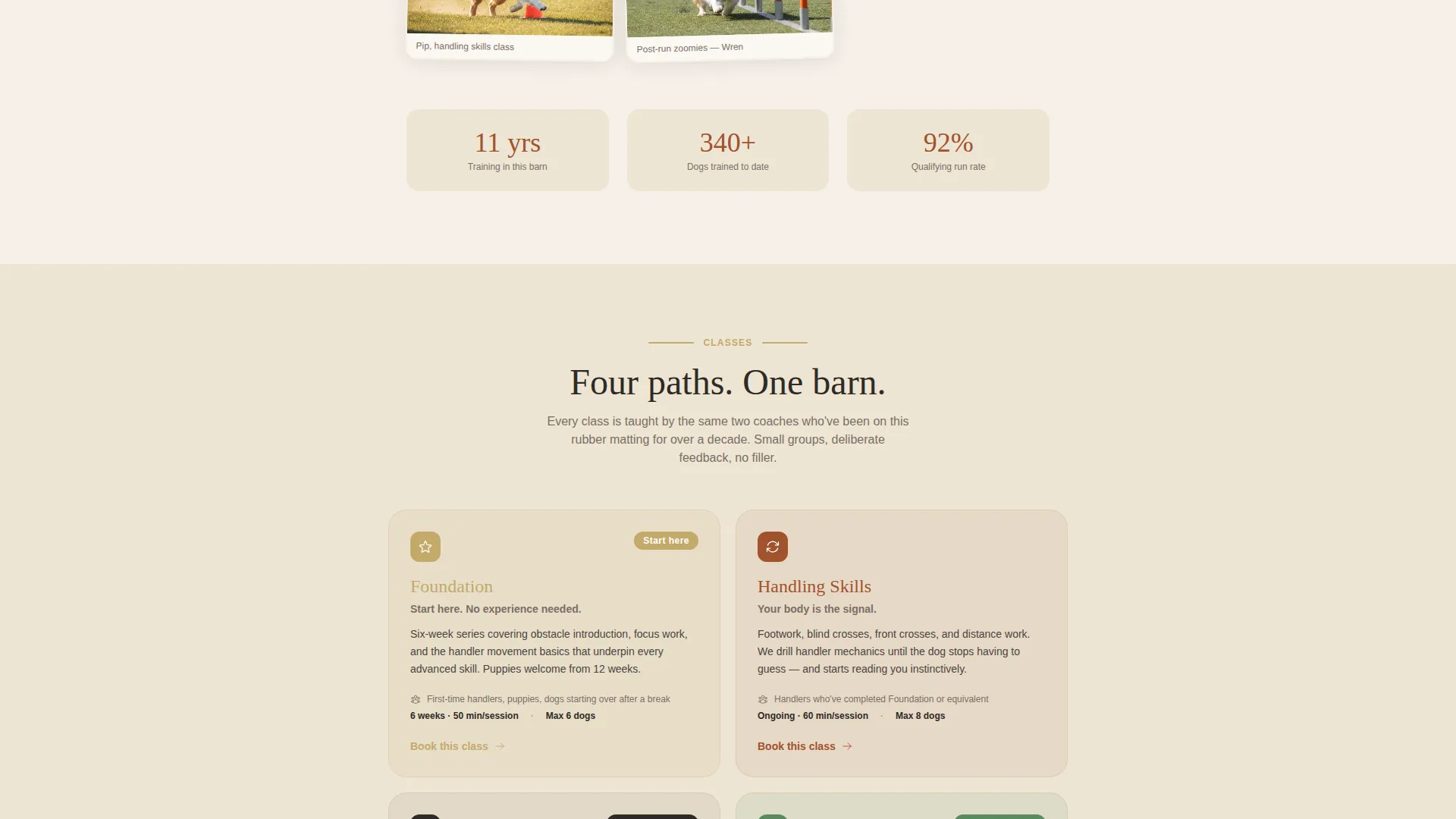 Pet Training & Behavior Appointment Booking Website Template