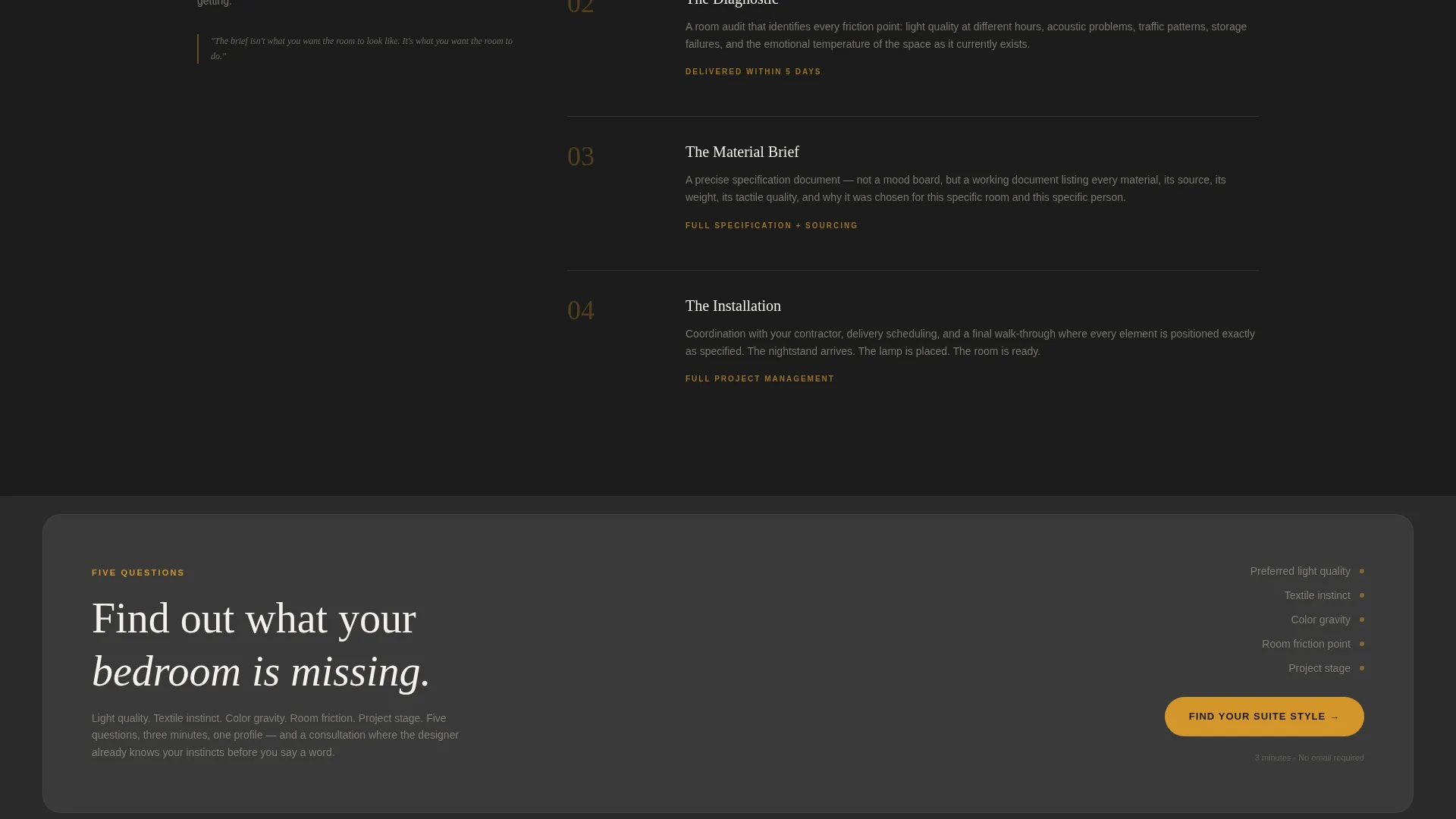 Master Suite Renovation Specialist Booking Website Template