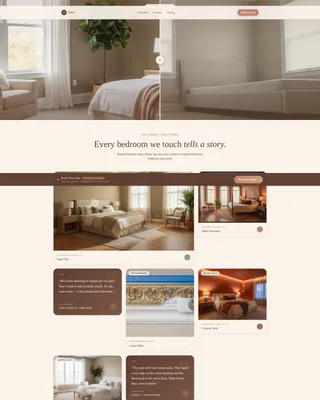 Master Suite Painting Service Landing Page Template