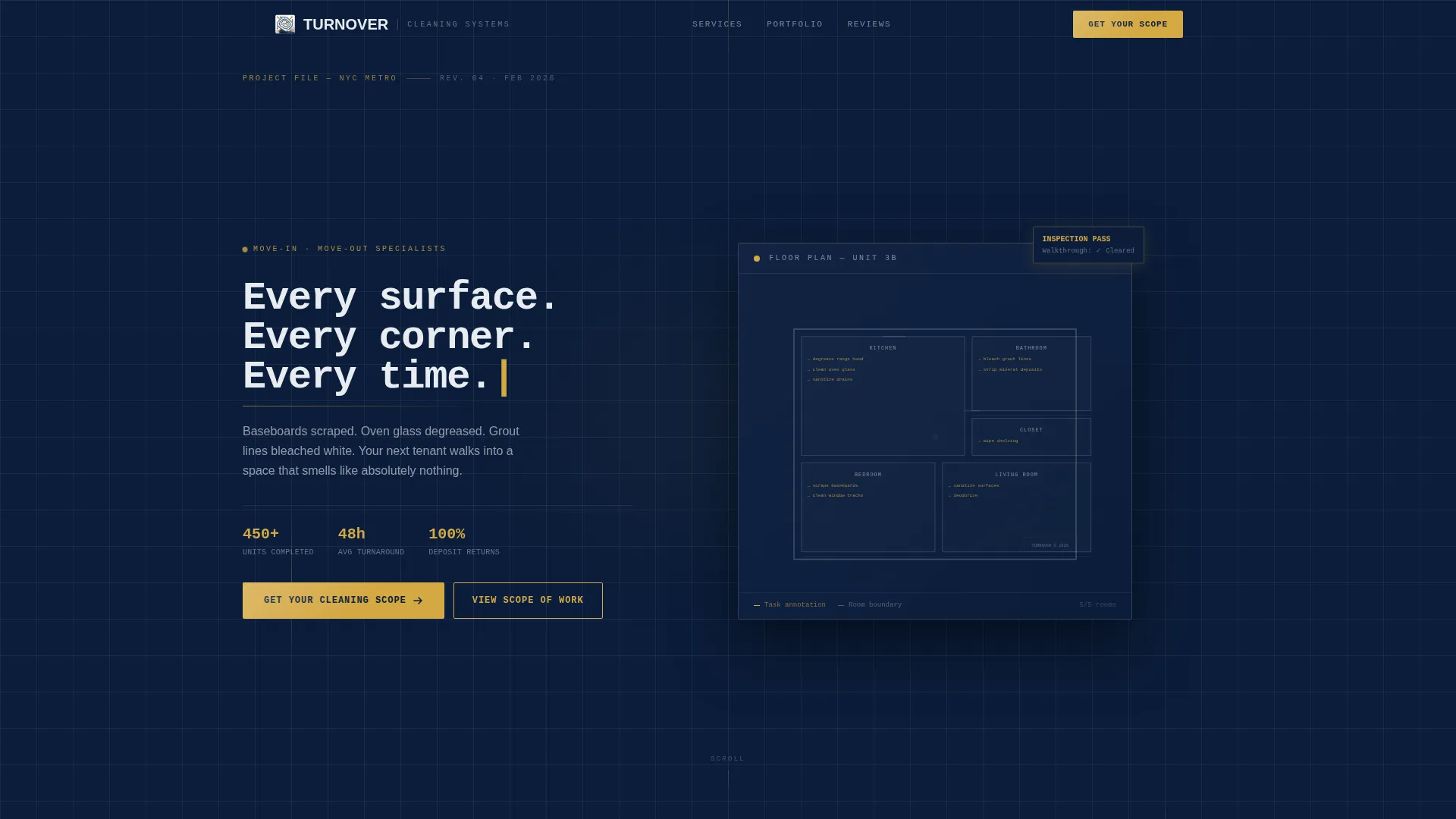 Cleaning Professional Website Template