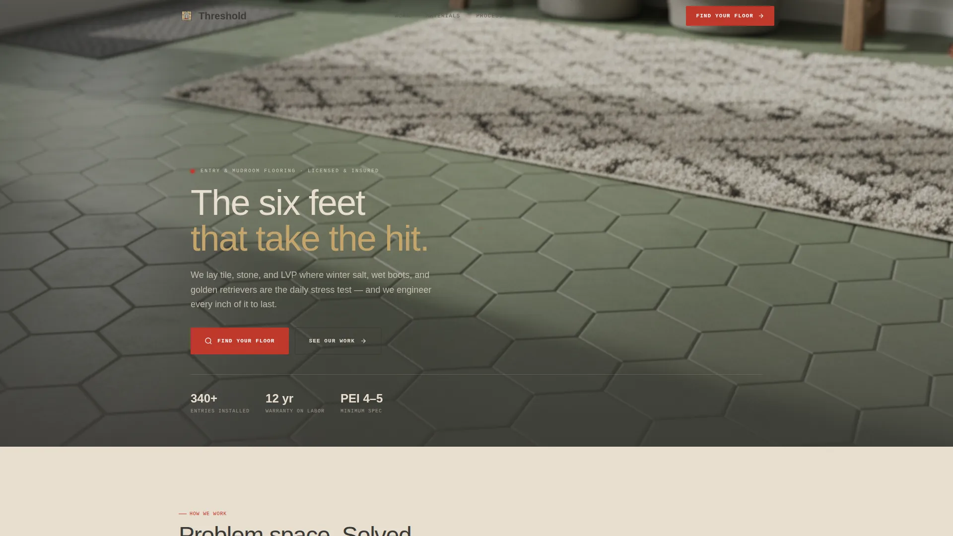 Mudroom & Entry Flooring Installer Landing Page