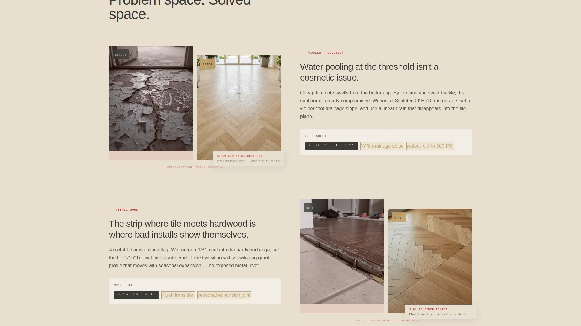 Mudroom & Entry Flooring Installer Landing Page