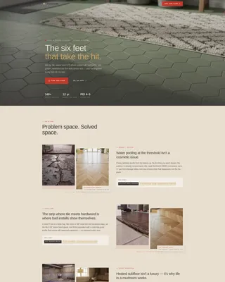 Mudroom & Entry Flooring Installer Landing Page