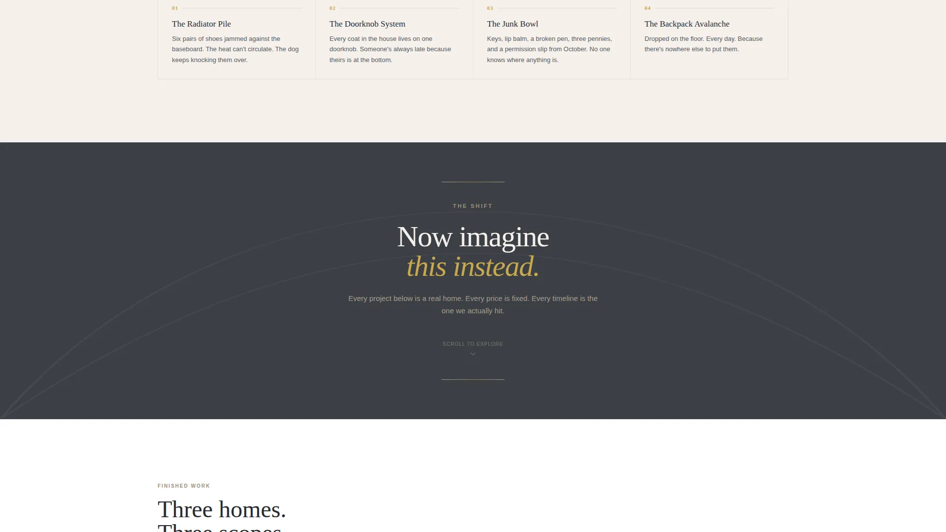 Refined Foyer Organization Landing Page Template