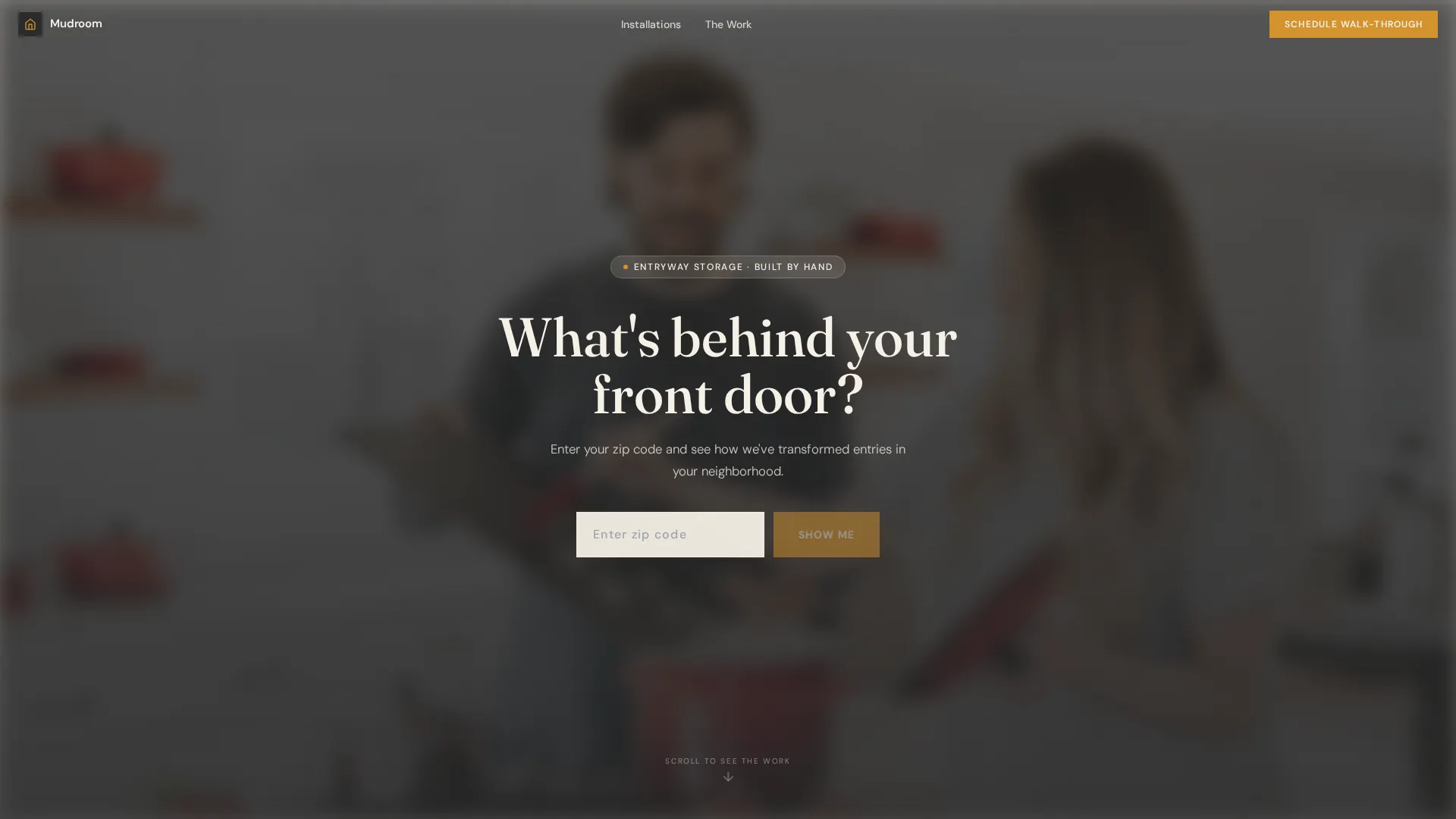 Landing Page Template for Entry Storage Workshops