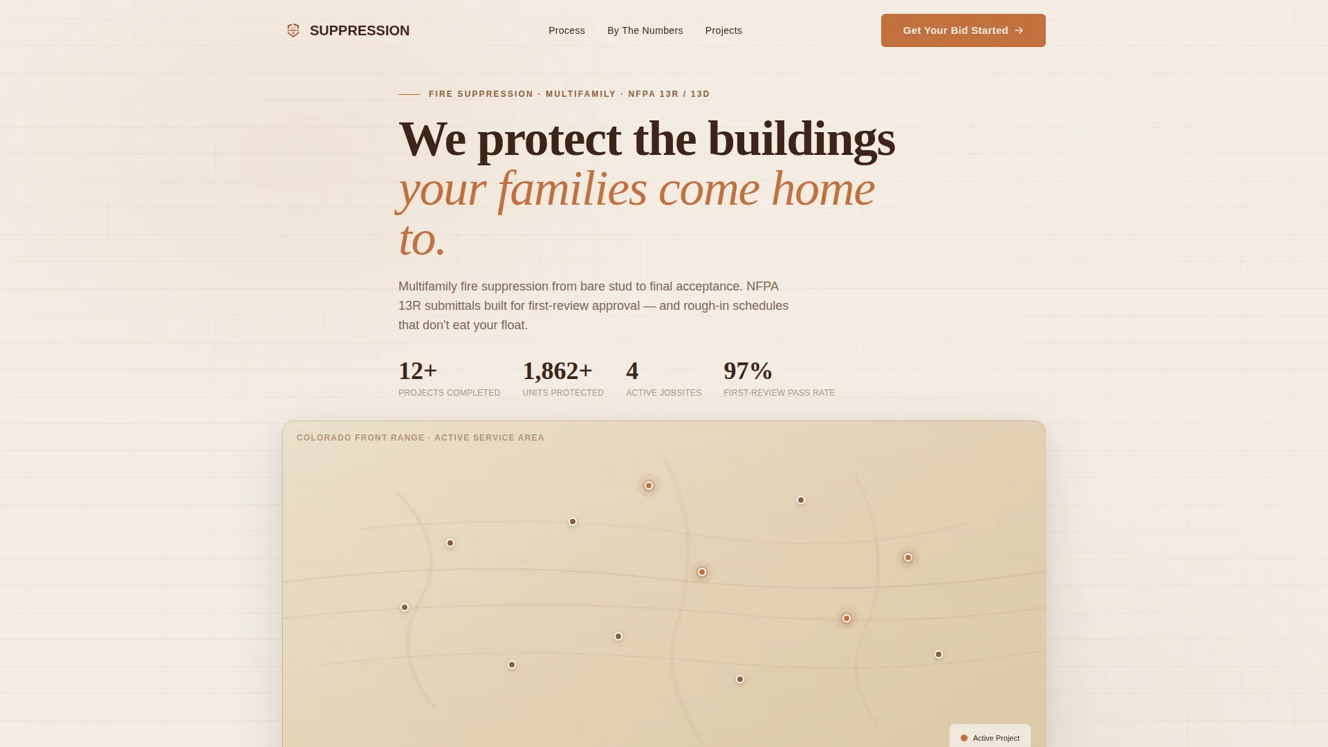 Multi-Family Apartment Construction Advanced Booking Website Template