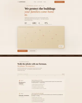 Multi-Family Apartment Construction Advanced Booking Website Template