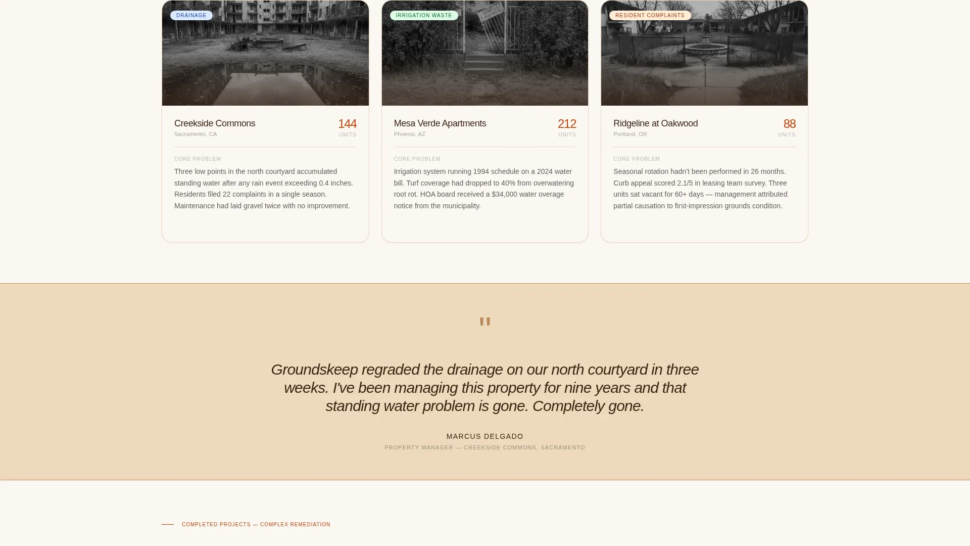 Multi-Family Apartment Construction Portfolio Website Template