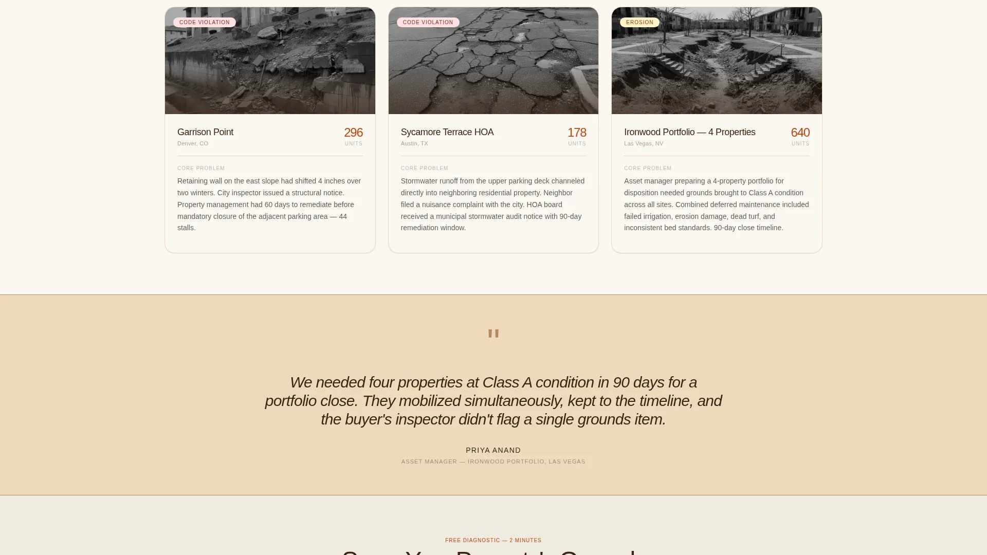Multi-Family Apartment Construction Portfolio Website Template