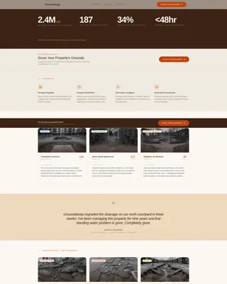 Multi-Family Apartment Construction Portfolio Website Template