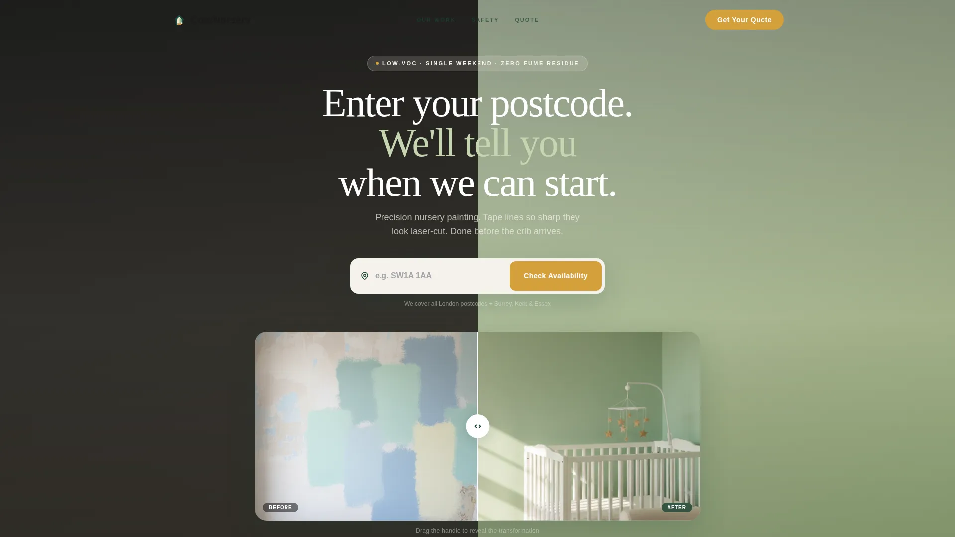 Nursery Renovation Advanced Professional Website Template