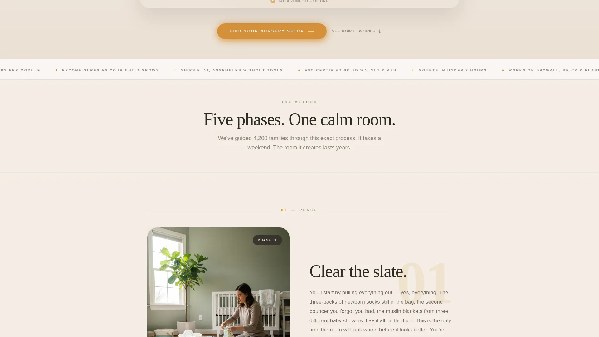 Nursery Renovation Specialist Professional Website Template