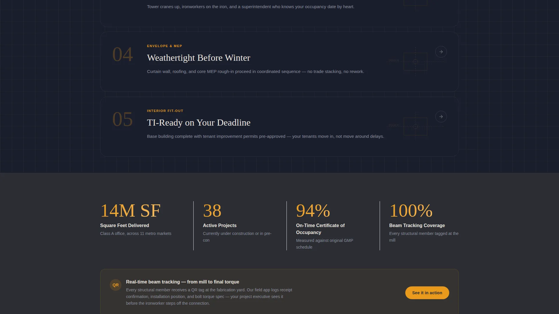 Commercial Construction Professional Website Template