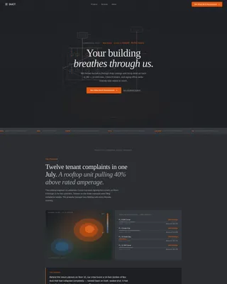 Industrial HVAC Contractor Landing Page Template