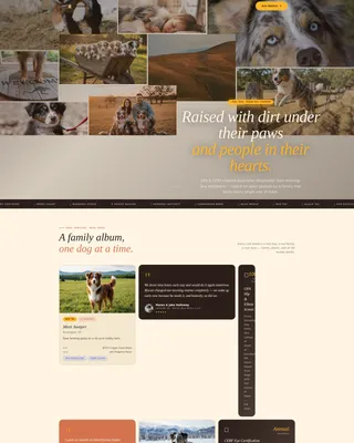 Dog Pre-Launch Website Template