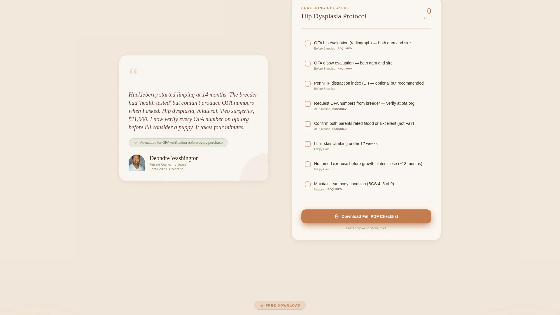 Dog Expert Reviews Website Template