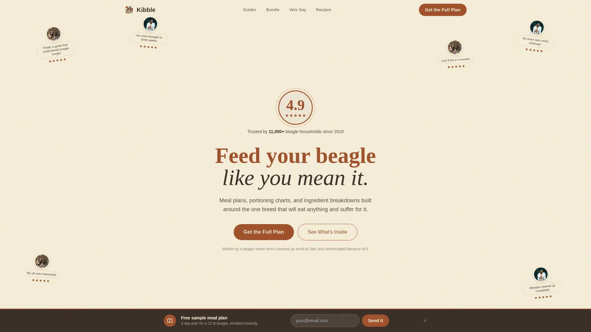 Dog Advanced Pricing Website Template