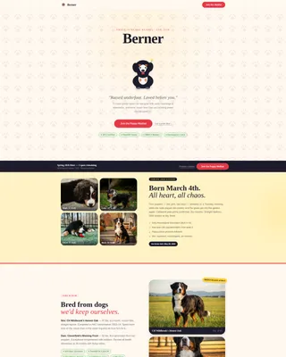 Dog Specialist Pre-Launch Website Template