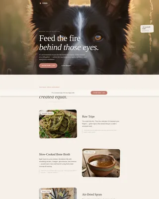 Dog Online Professional Website Template