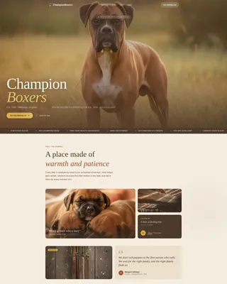 Dog Professional Website Template