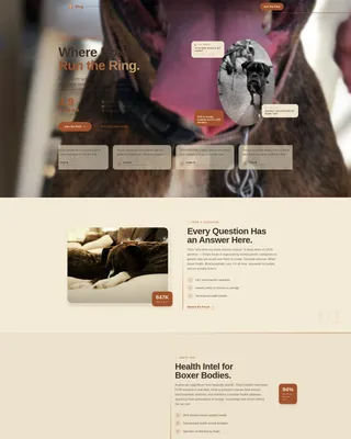 Dog Reviews Website Template