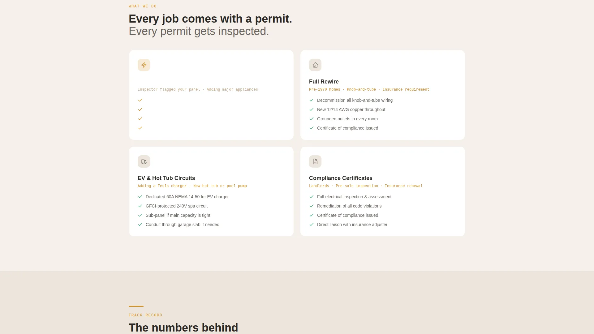 Electrical Professional Website Template