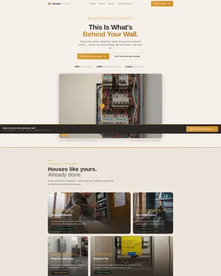 Electrical Professional Website Template