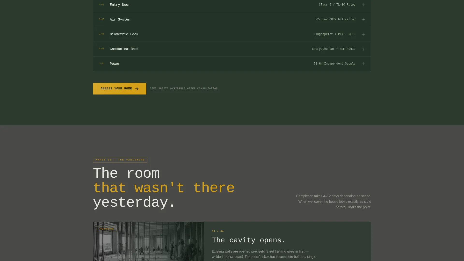 Specialty Construction Specialist Professional Website Template