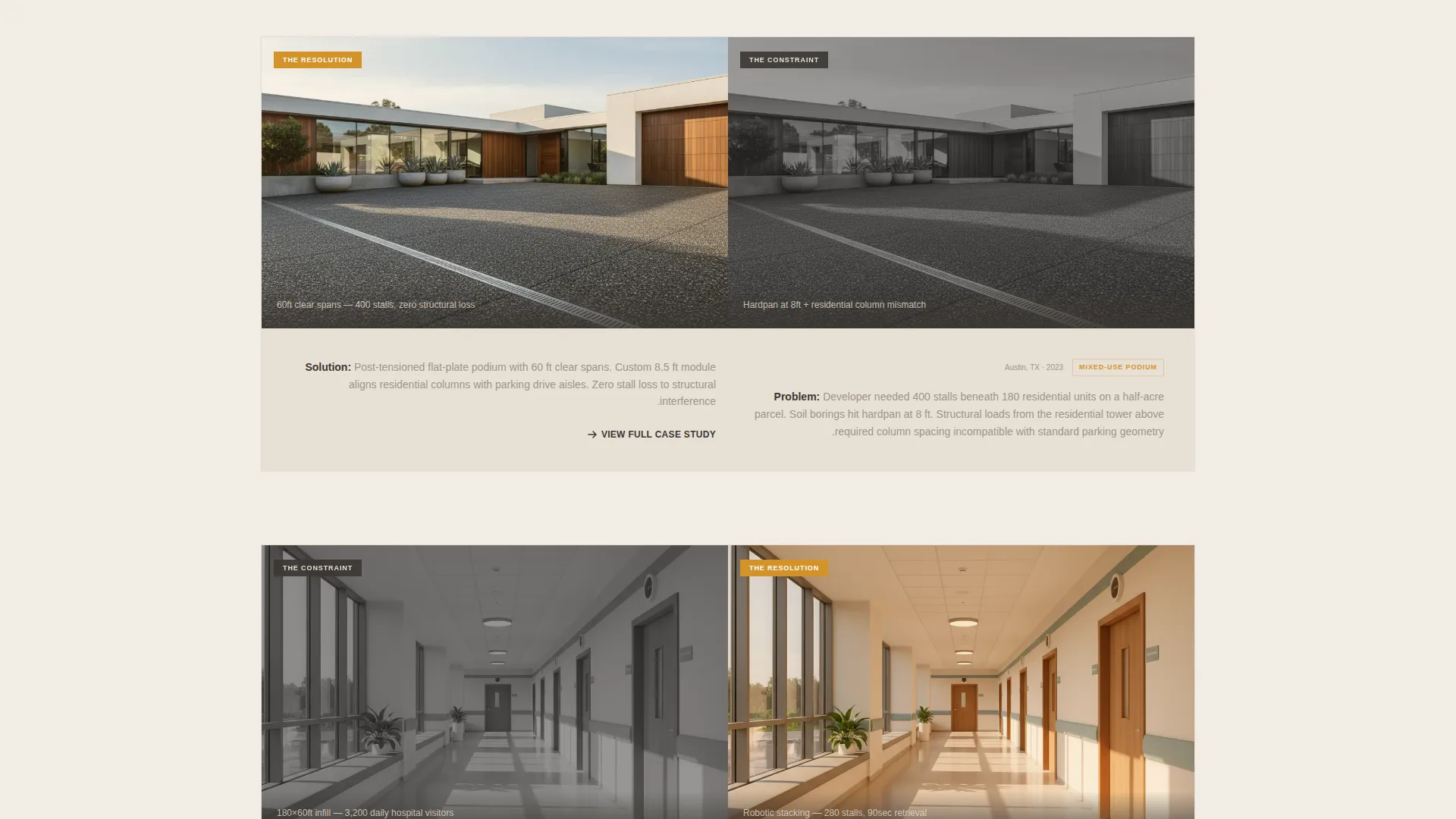 Parking Structure Construction Professional Website Template