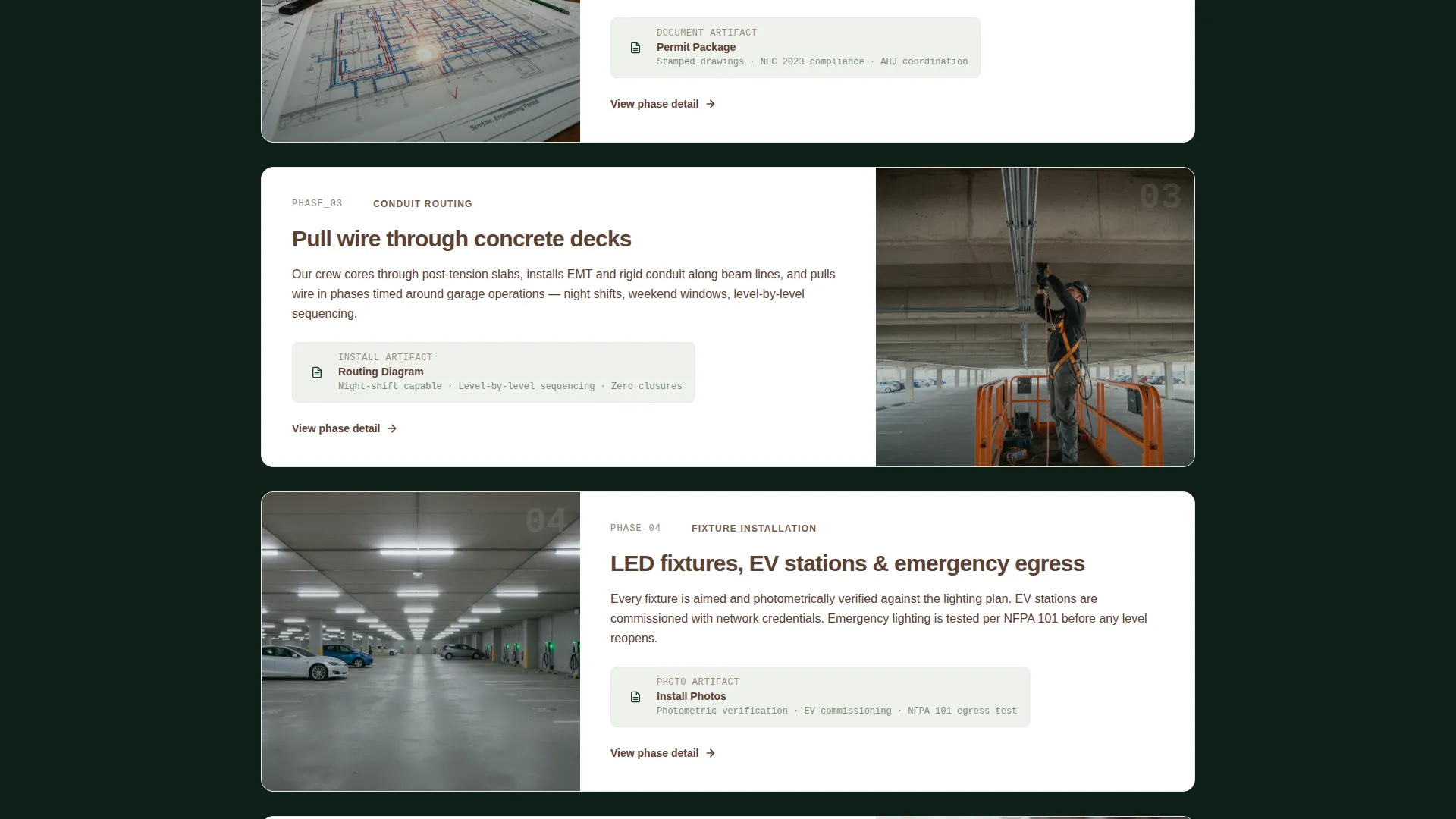 Certified Electrical Contractor Landing Page Template