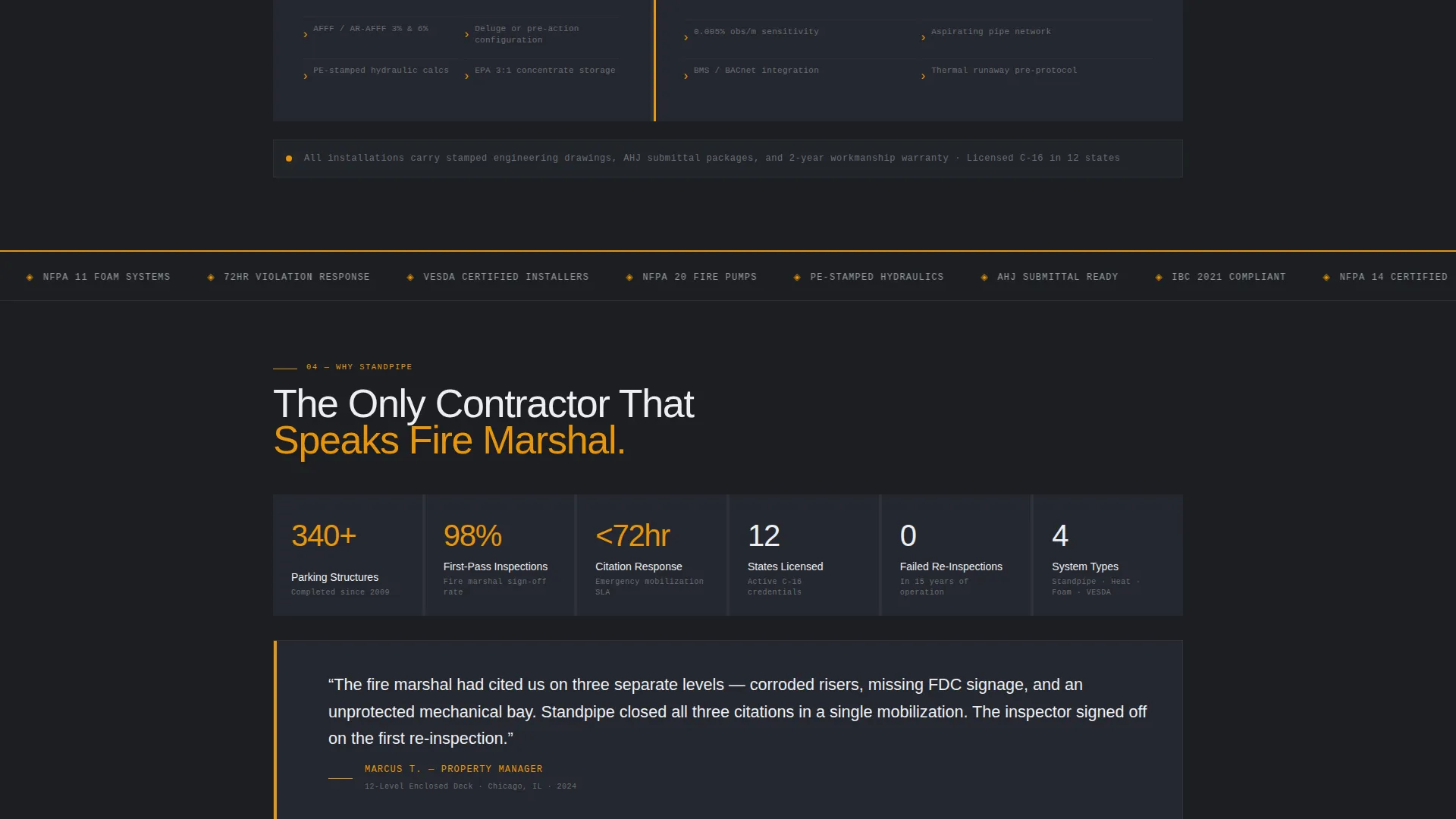 Parking Structure Construction Privacy Policy Website Template