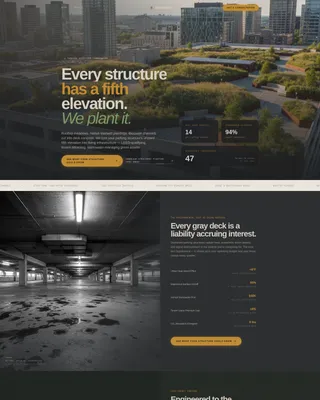 Parking Structure Construction Specialist Professional Website Template