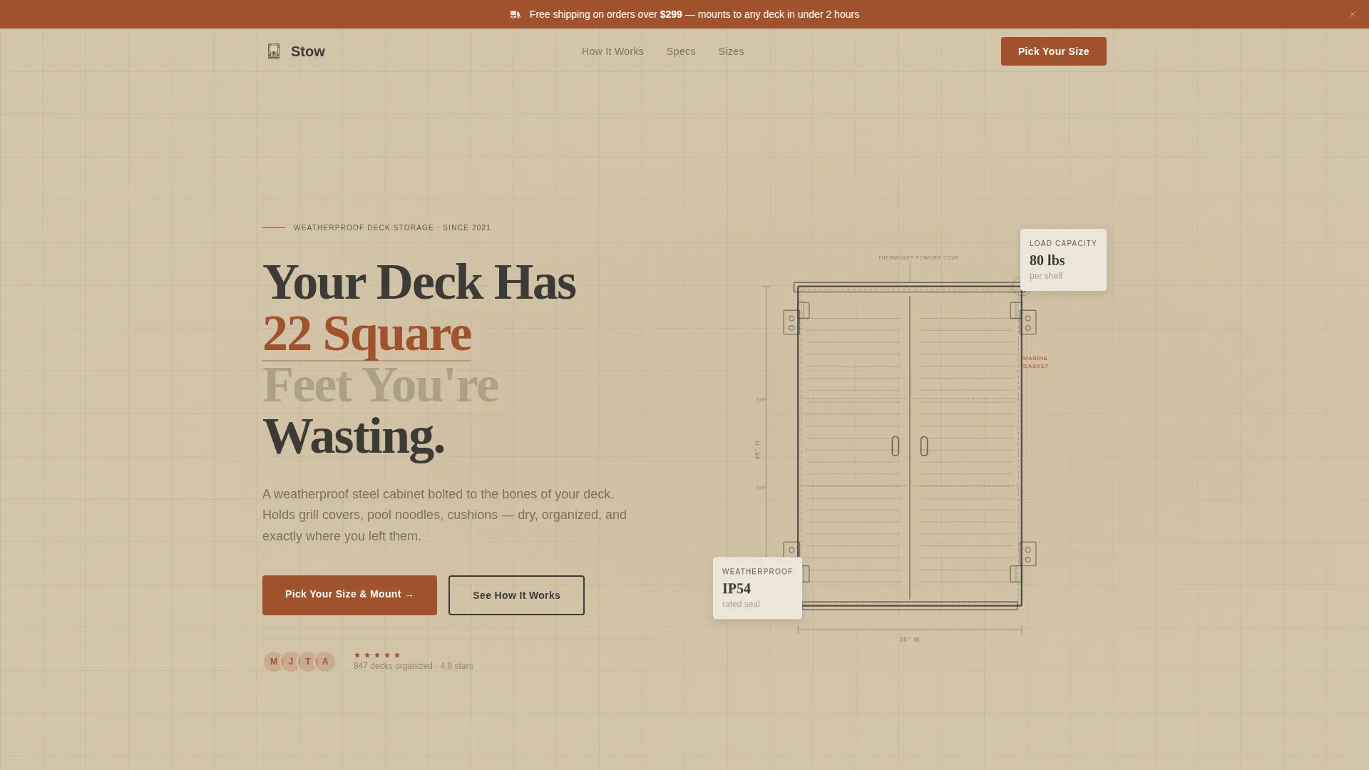 Patio & Deck Renovation Pricing Website Template