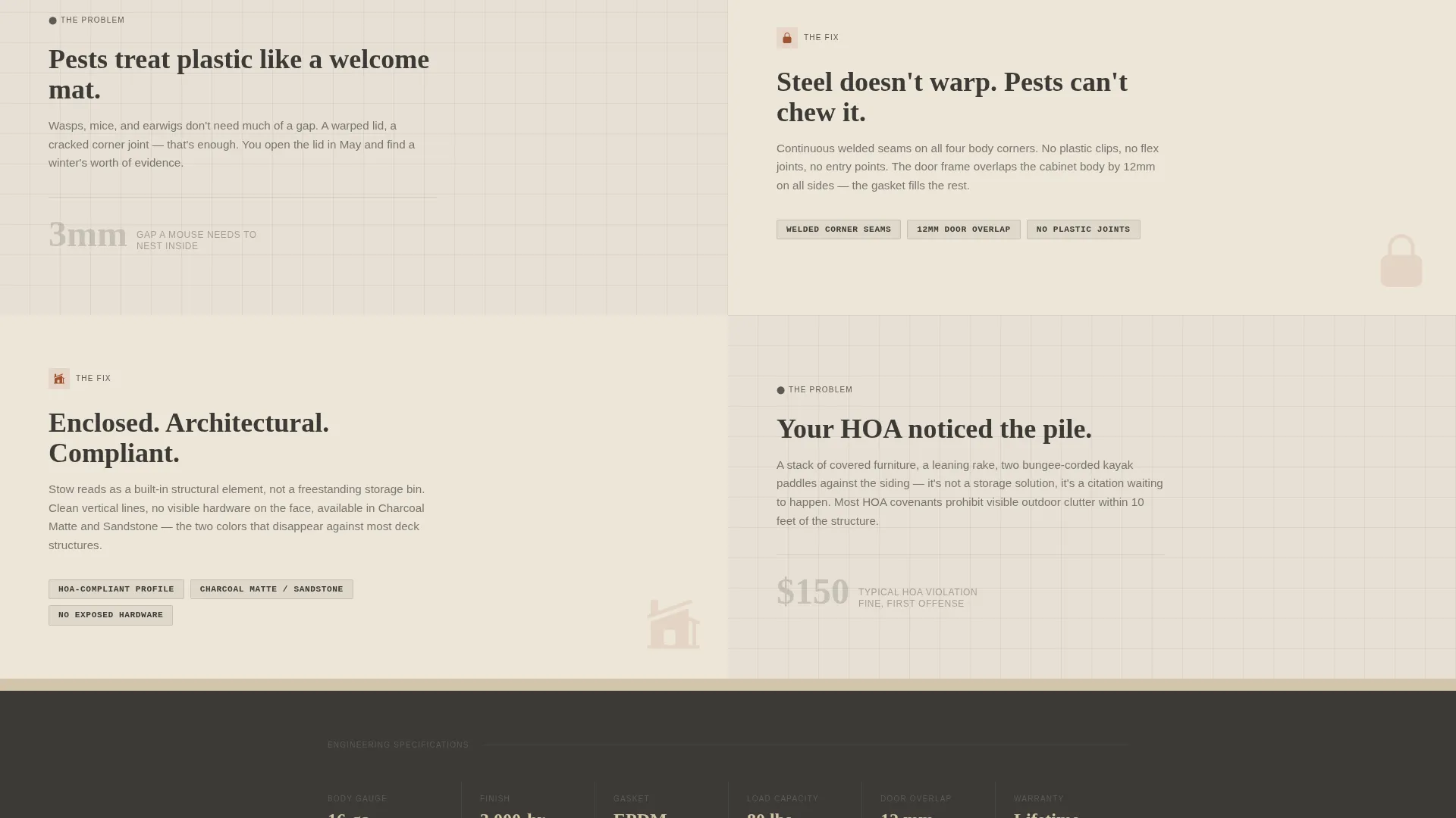 Patio & Deck Renovation Pricing Website Template
