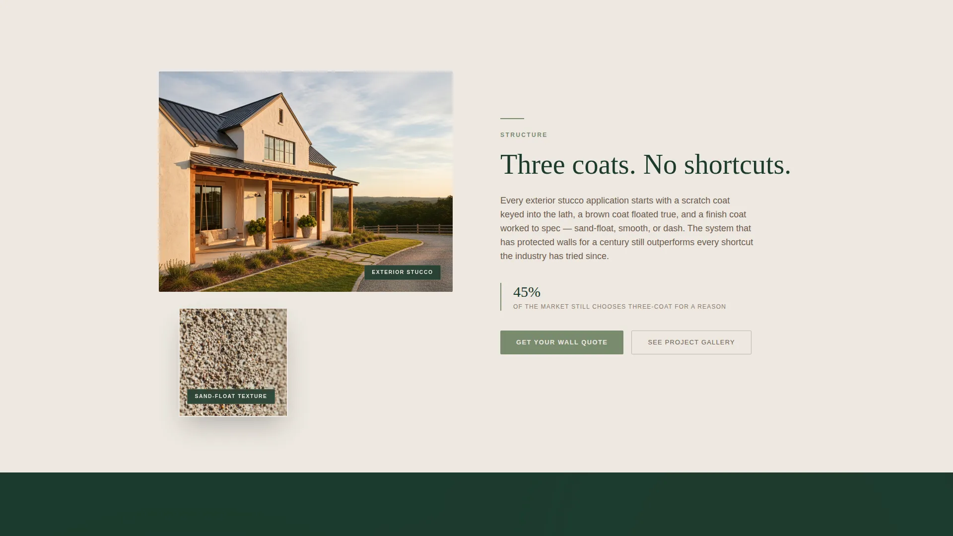 Drywall & Plastering Professional Website Template