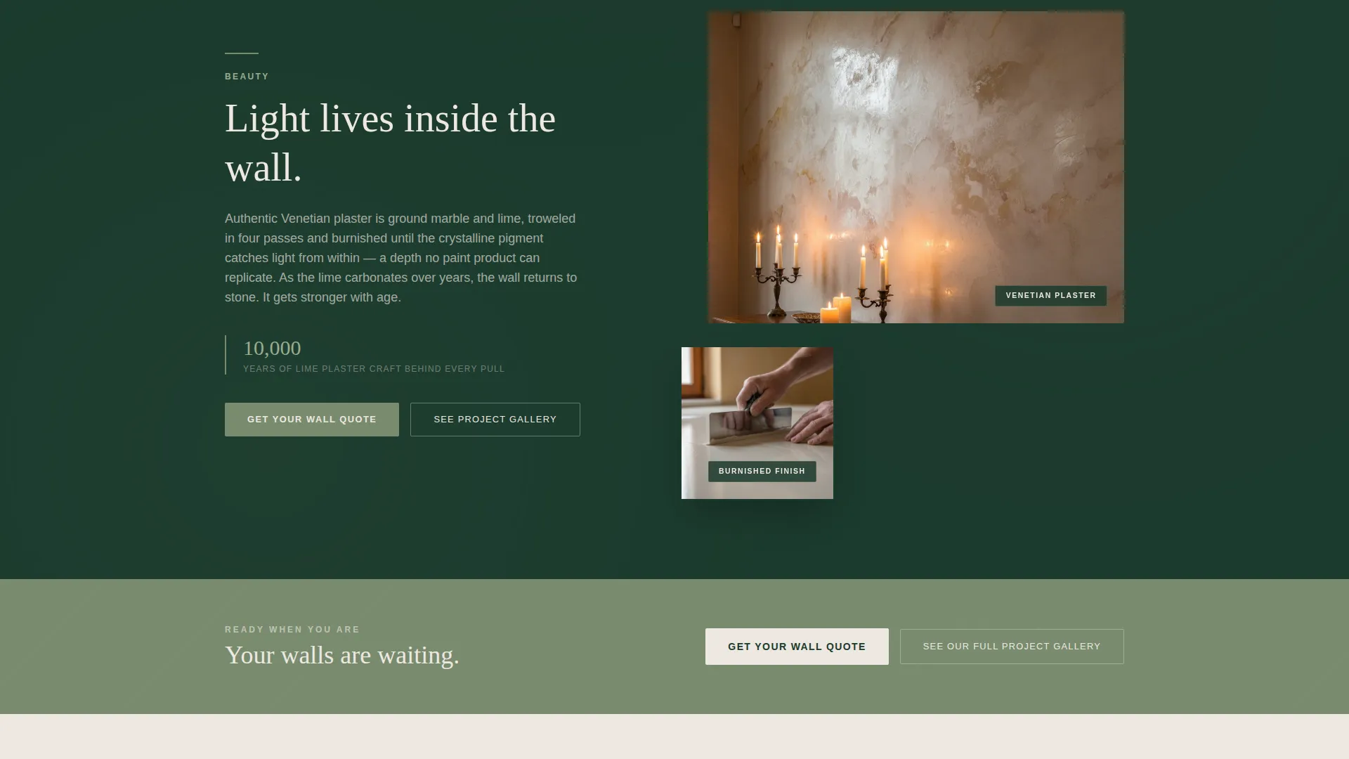 Drywall & Plastering Professional Website Template