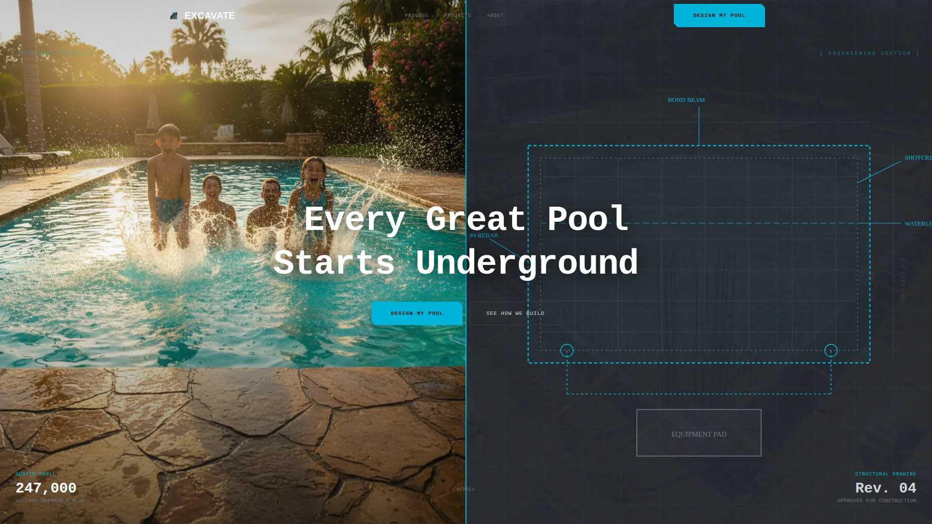Pool & Spa Professional Website Template