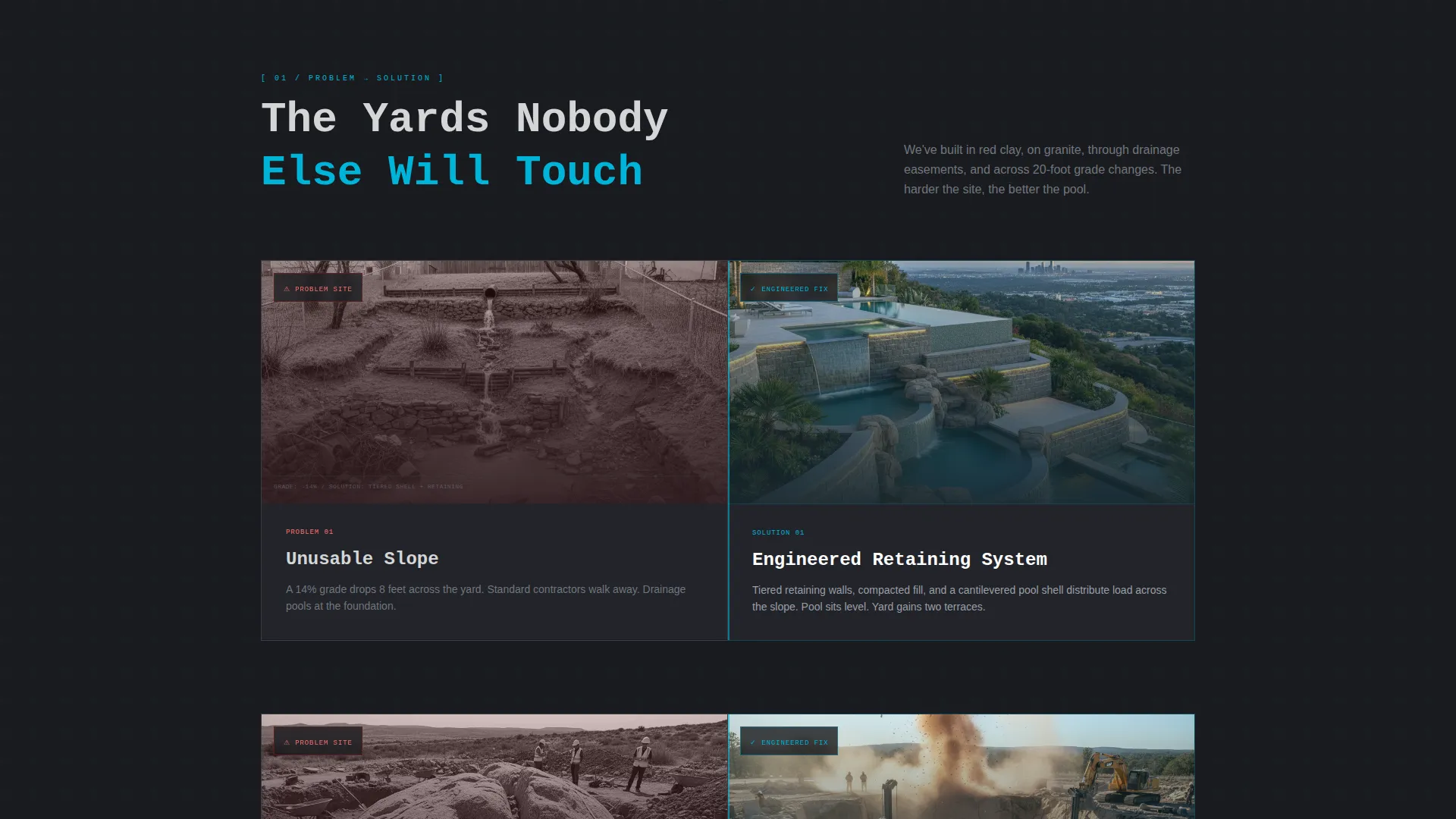 Pool & Spa Professional Website Template