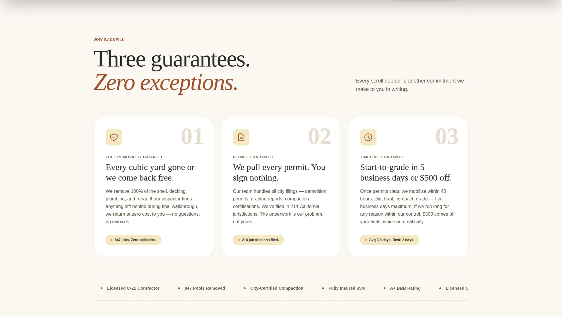 Demolition & Site Work Pricing Website Template